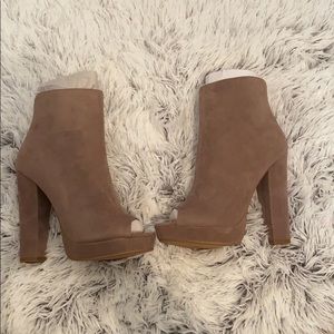Shoedazzle | Open Toe Booties